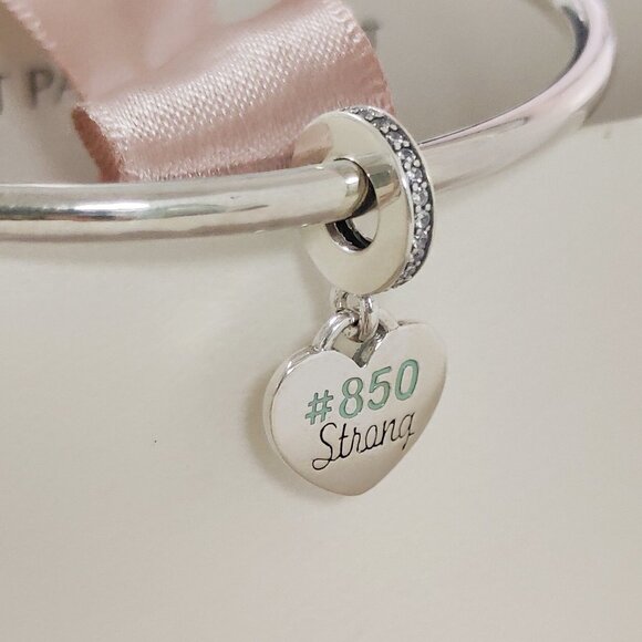 Pandora Florida Map Exclusive Heart Bead Charm S925 Silver Pendant with box - Picture 9 of 10